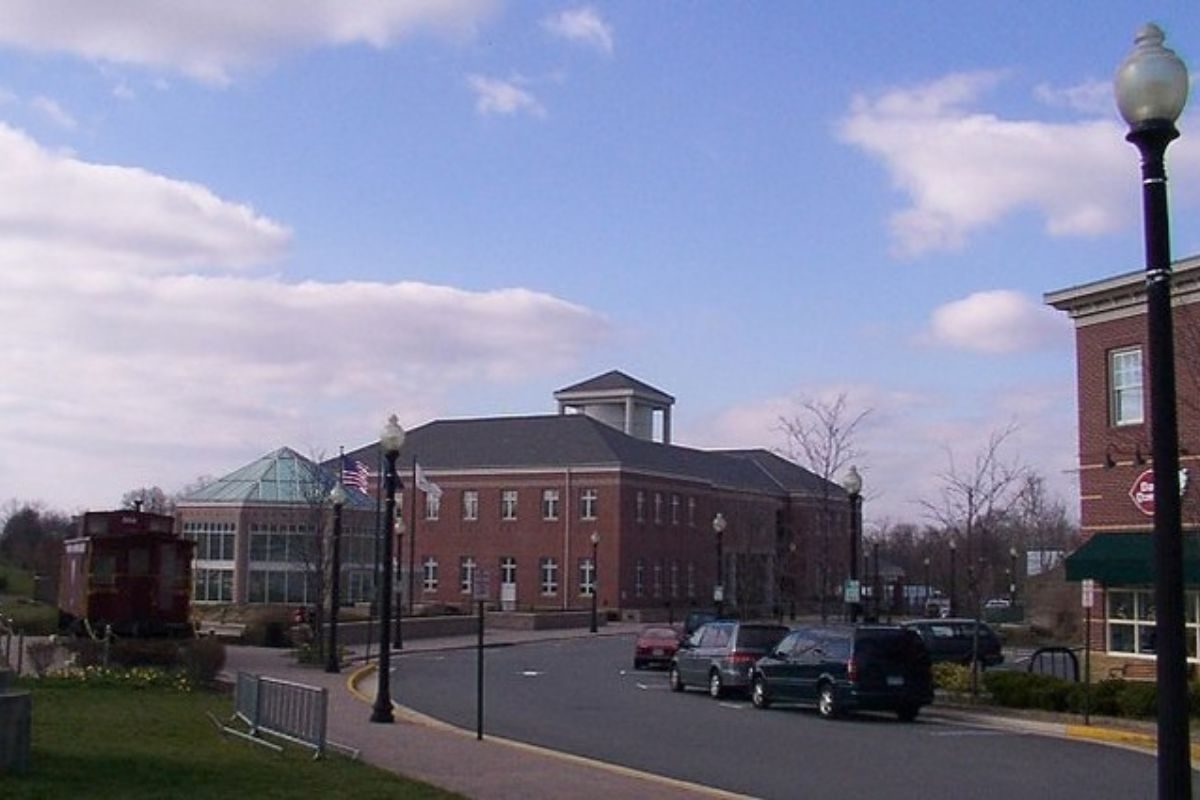 Historic downtown Herndon, Virginia